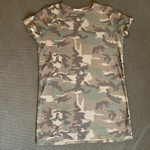 Camo Short Sleeve Dress